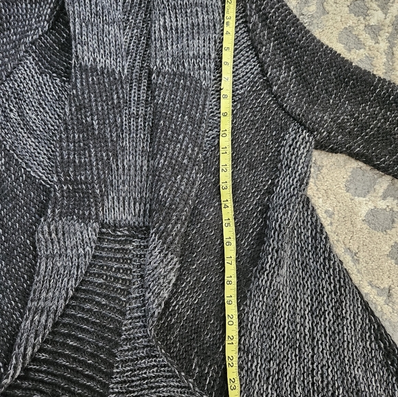 ALBINAAS ALPACA-Black & Gray Peruvian Alpaca Circle Jacket Coat Peplum Style - Picture 12 of 15